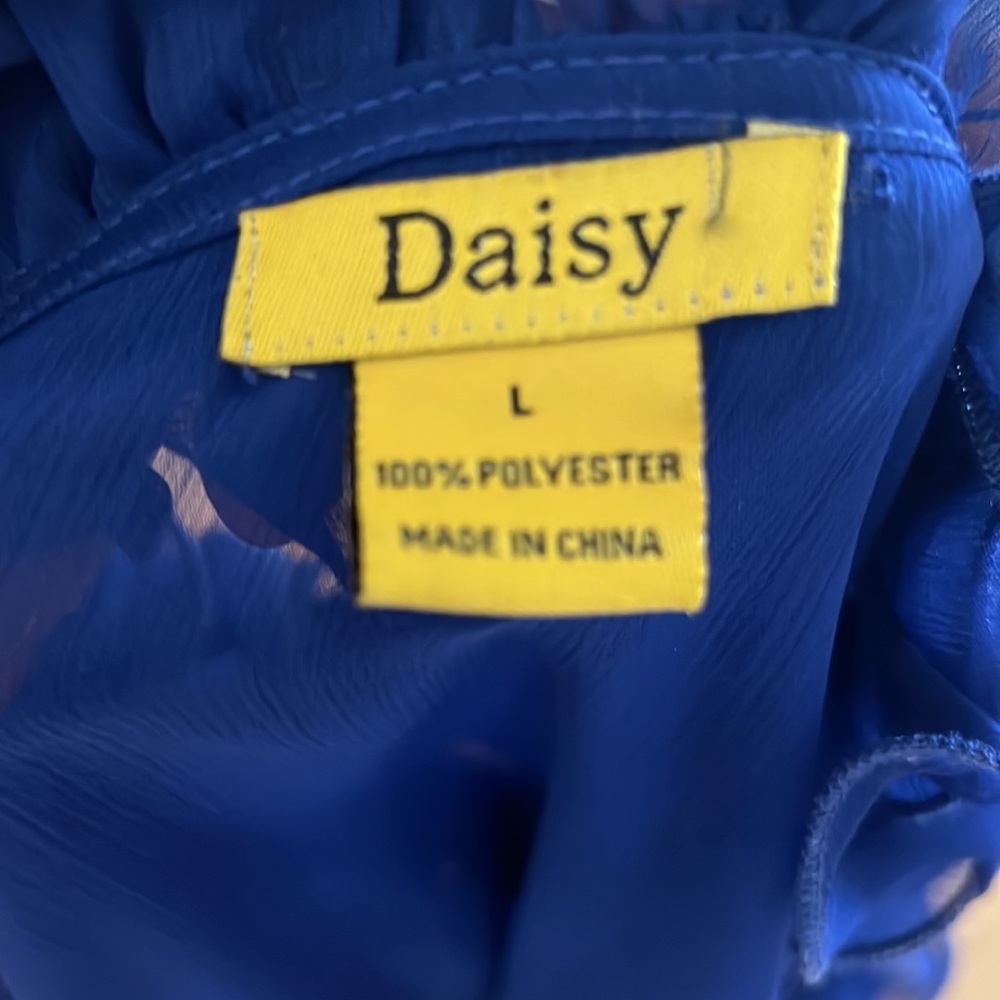 Daisy Royal blue blouse - Picture 4 of 4